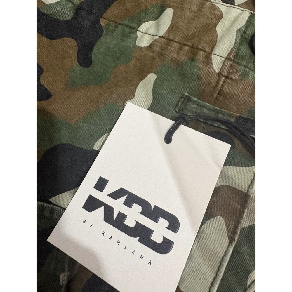 KBB Kahlana Barfield Brown Target Camo Cargo Pants Asymmetric Waist Green Large - Picture 3 of 4